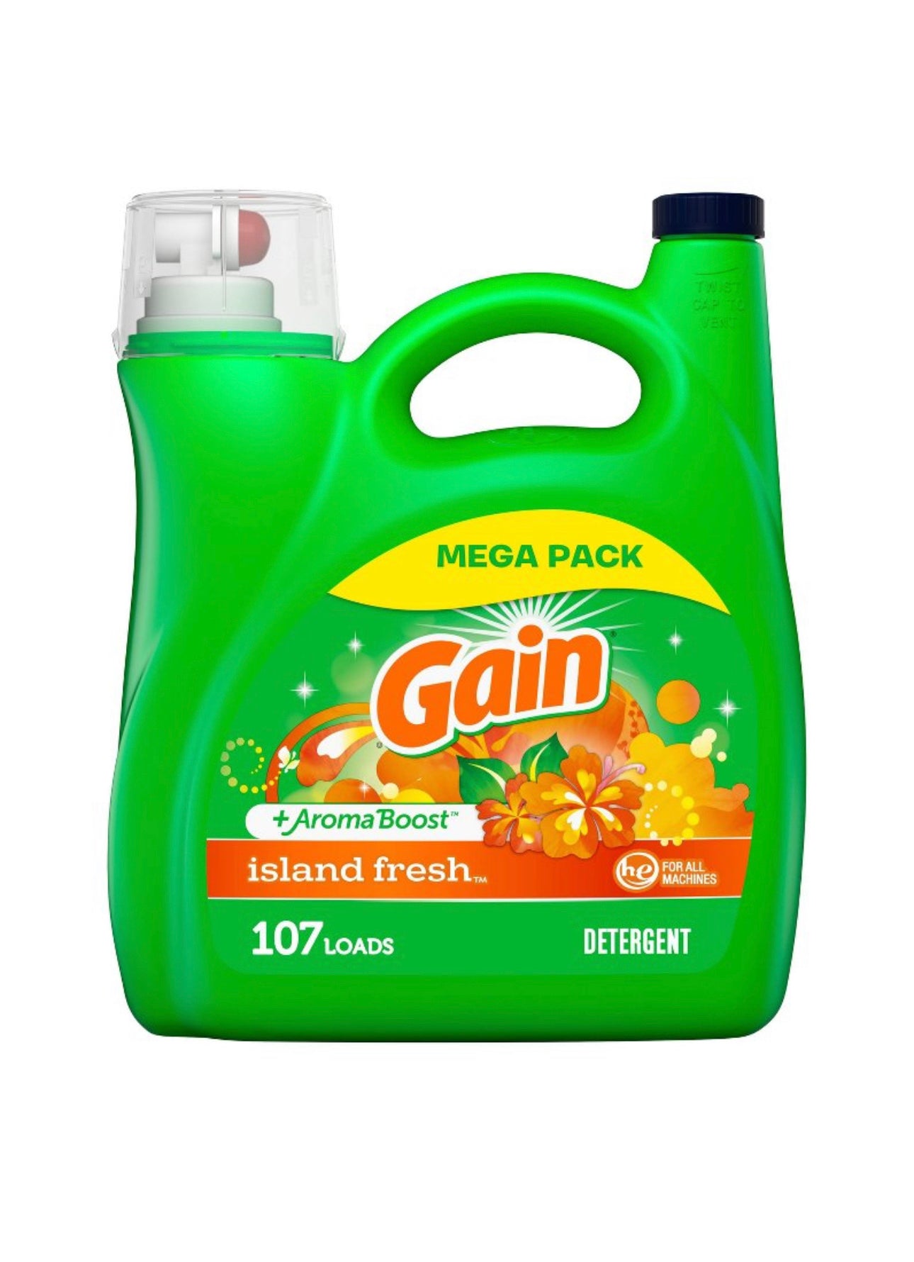 Gain + Aroma Boost Original Scent HE
Compatible Liquid Laundry Detergent
