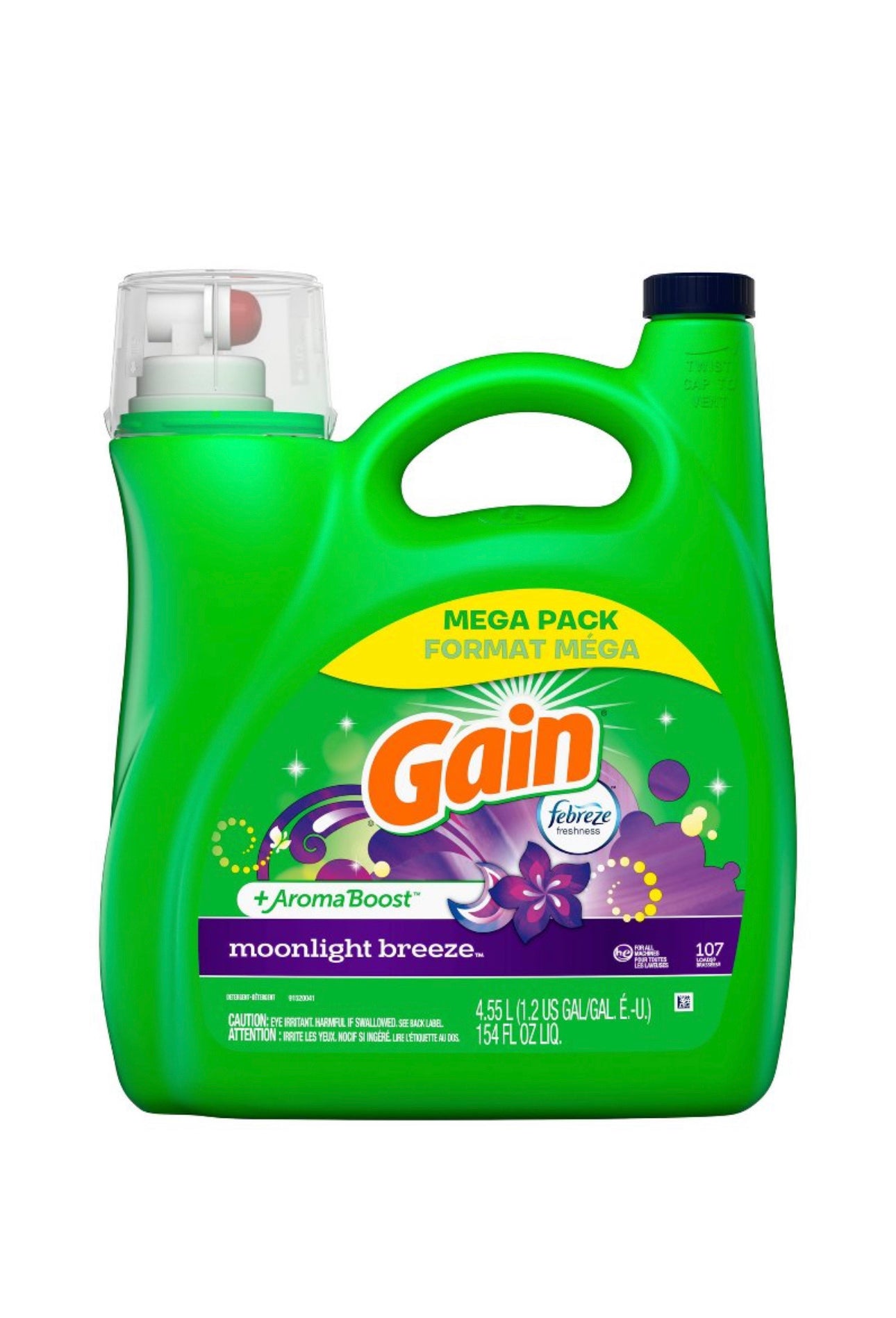 Gain + Aroma Boost Original Scent HE
Compatible Liquid Laundry Detergent