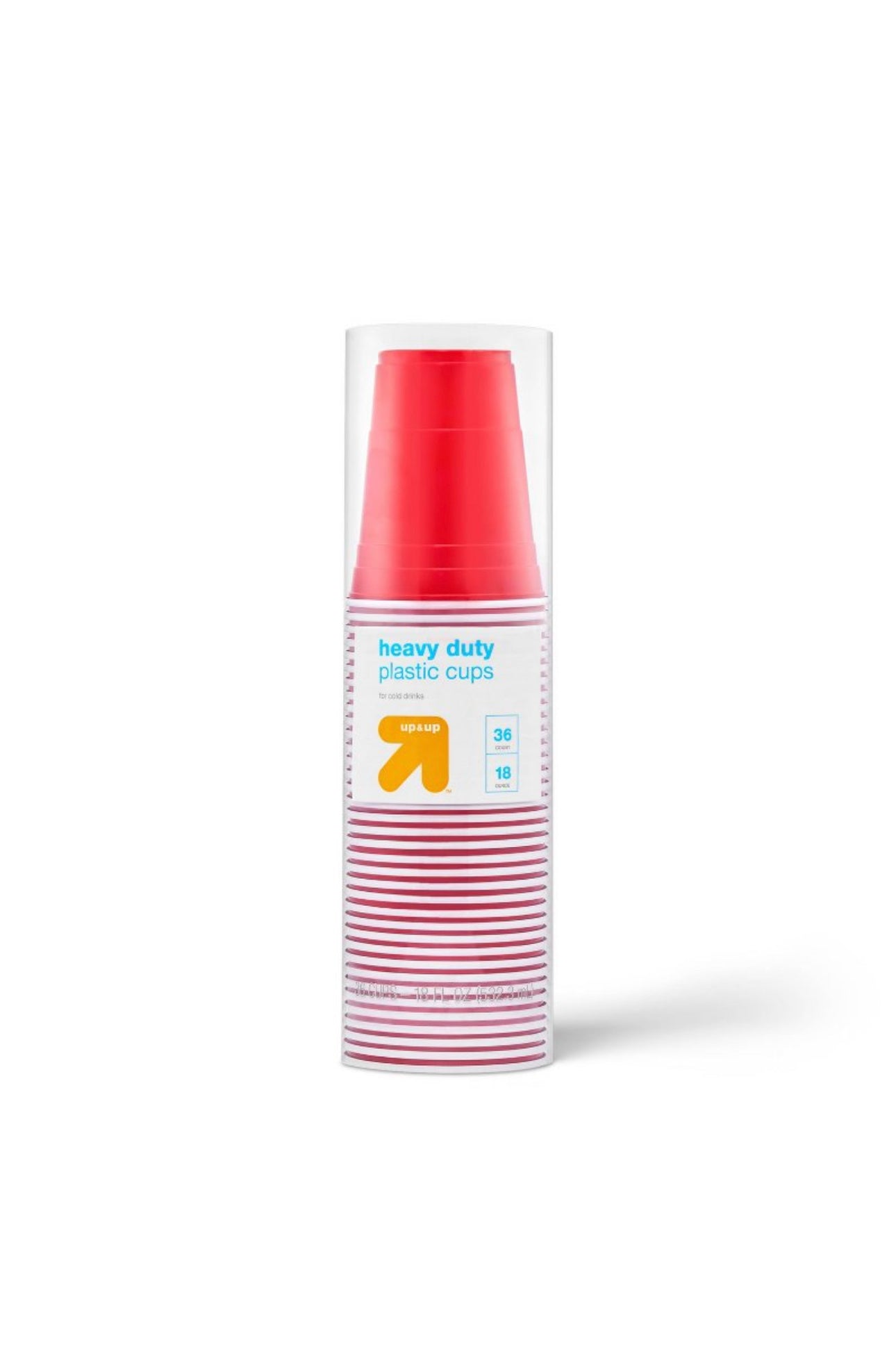Disposable Red Plastic Cups - 18oz
