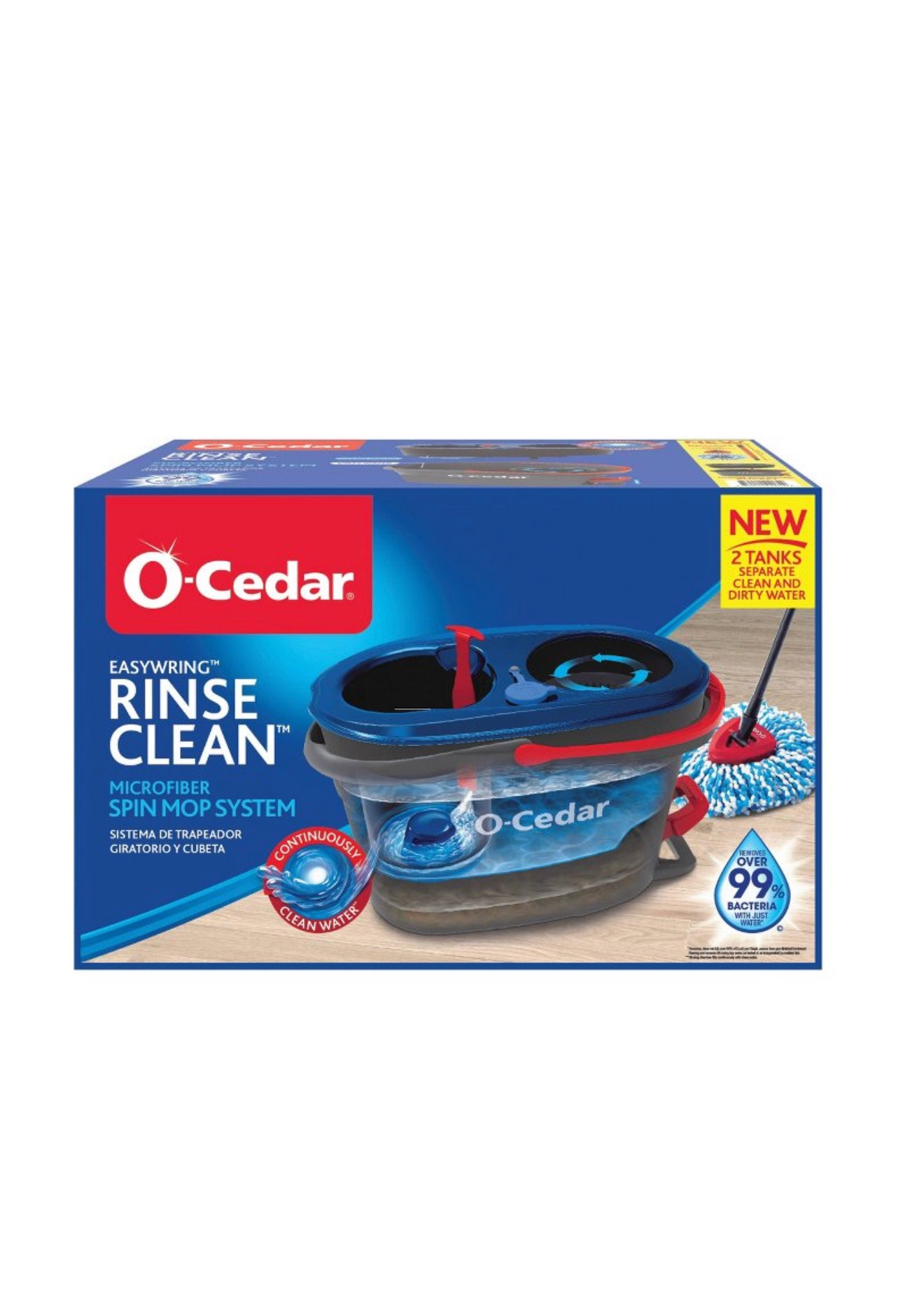 O-Cedar Clean Rinse Mop and Bucket System
