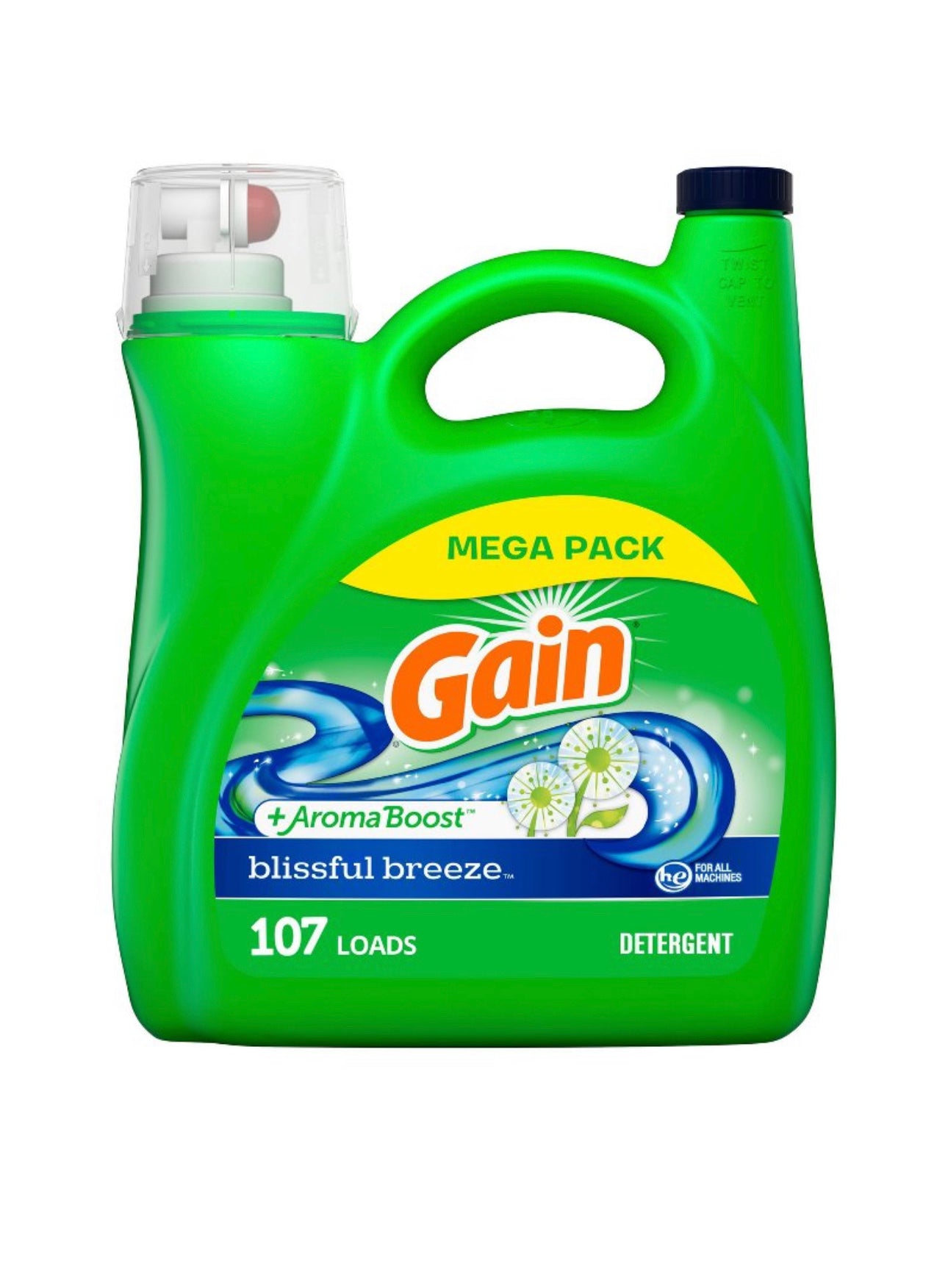 Gain + Aroma Boost Original Scent HE
Compatible Liquid Laundry Detergent