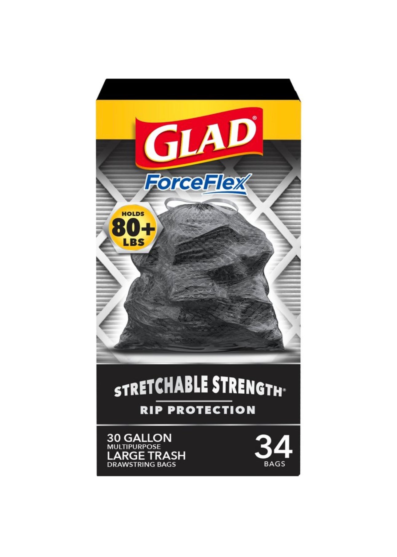 Glad ForceFlex Trash Bags (Black)