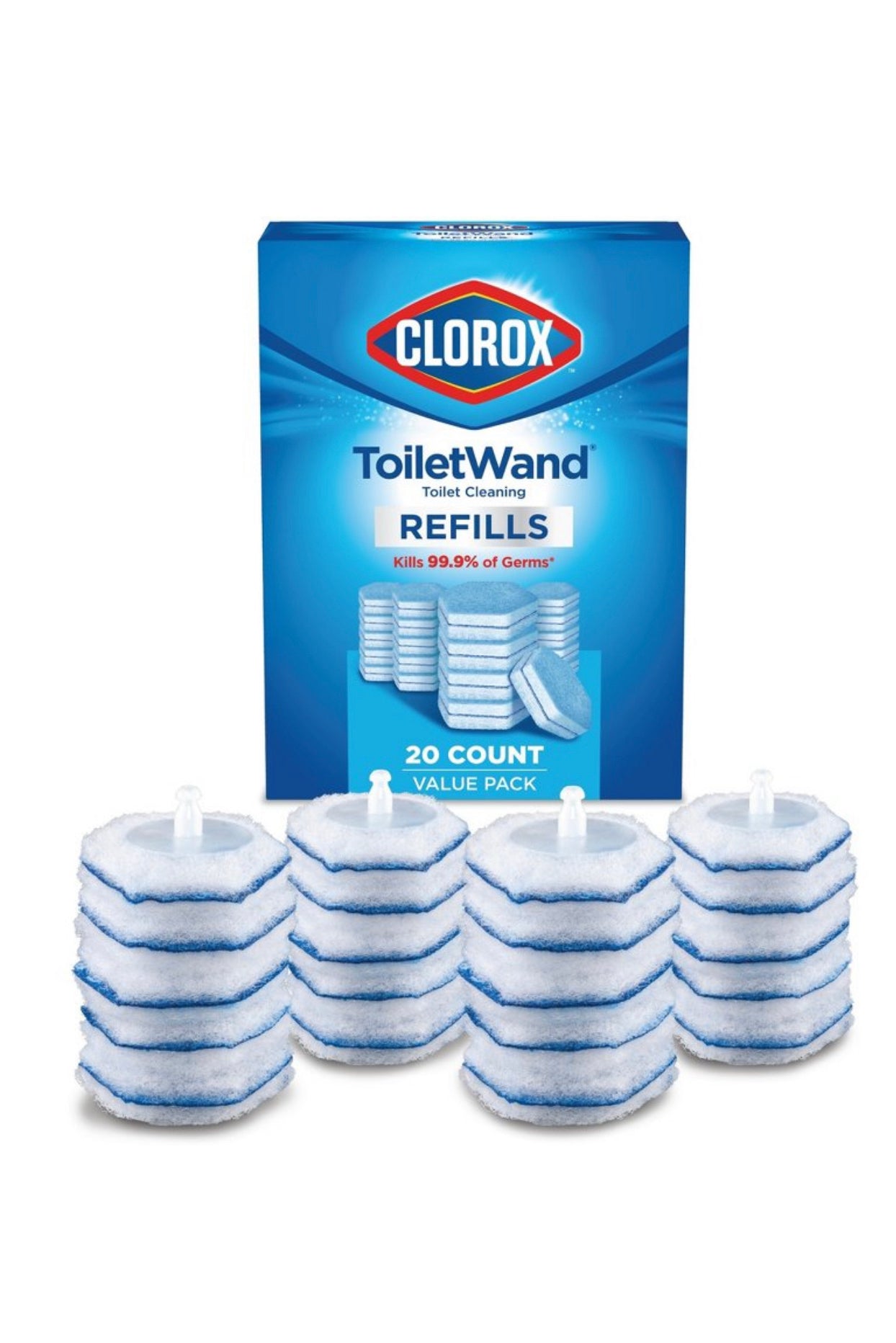 Clorox ToiletWand Disinfecting Refills Disposable Wand Heads