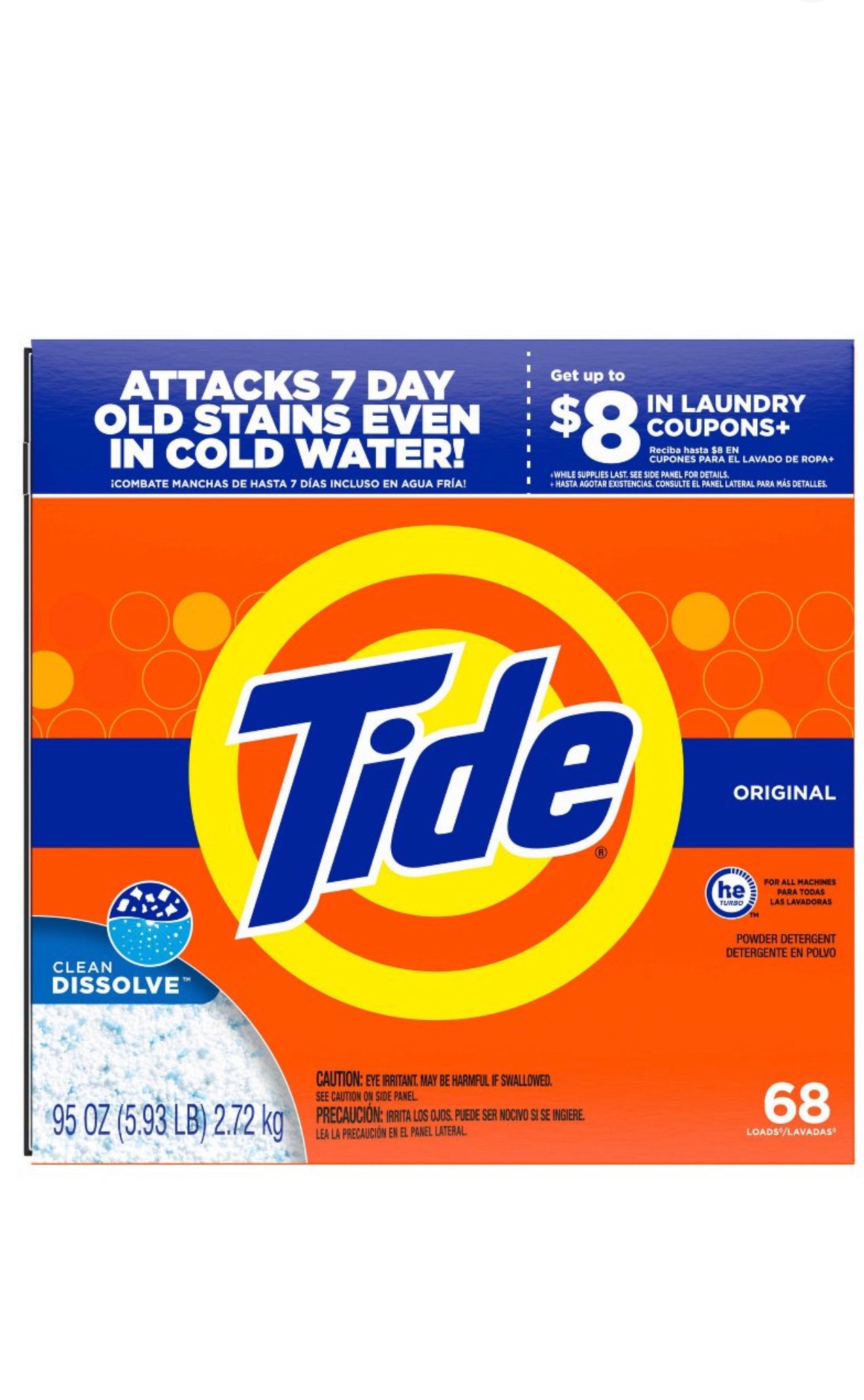 Tide Powder Laundry Detergent - Original 120loads