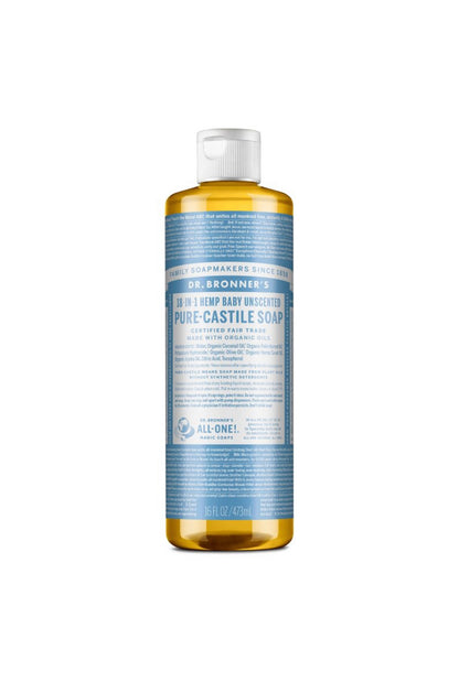 Dr. Bronner’s 18 in 1 Hemp Pure Castile Liquid Soap (32oz)