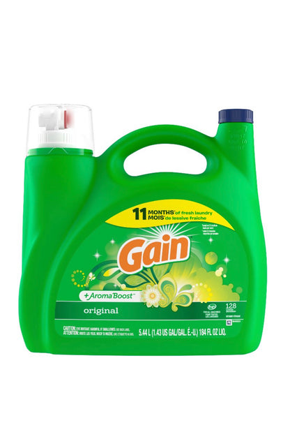 Gain + Aroma Boost Original Scent HE
Compatible Liquid Laundry Detergent