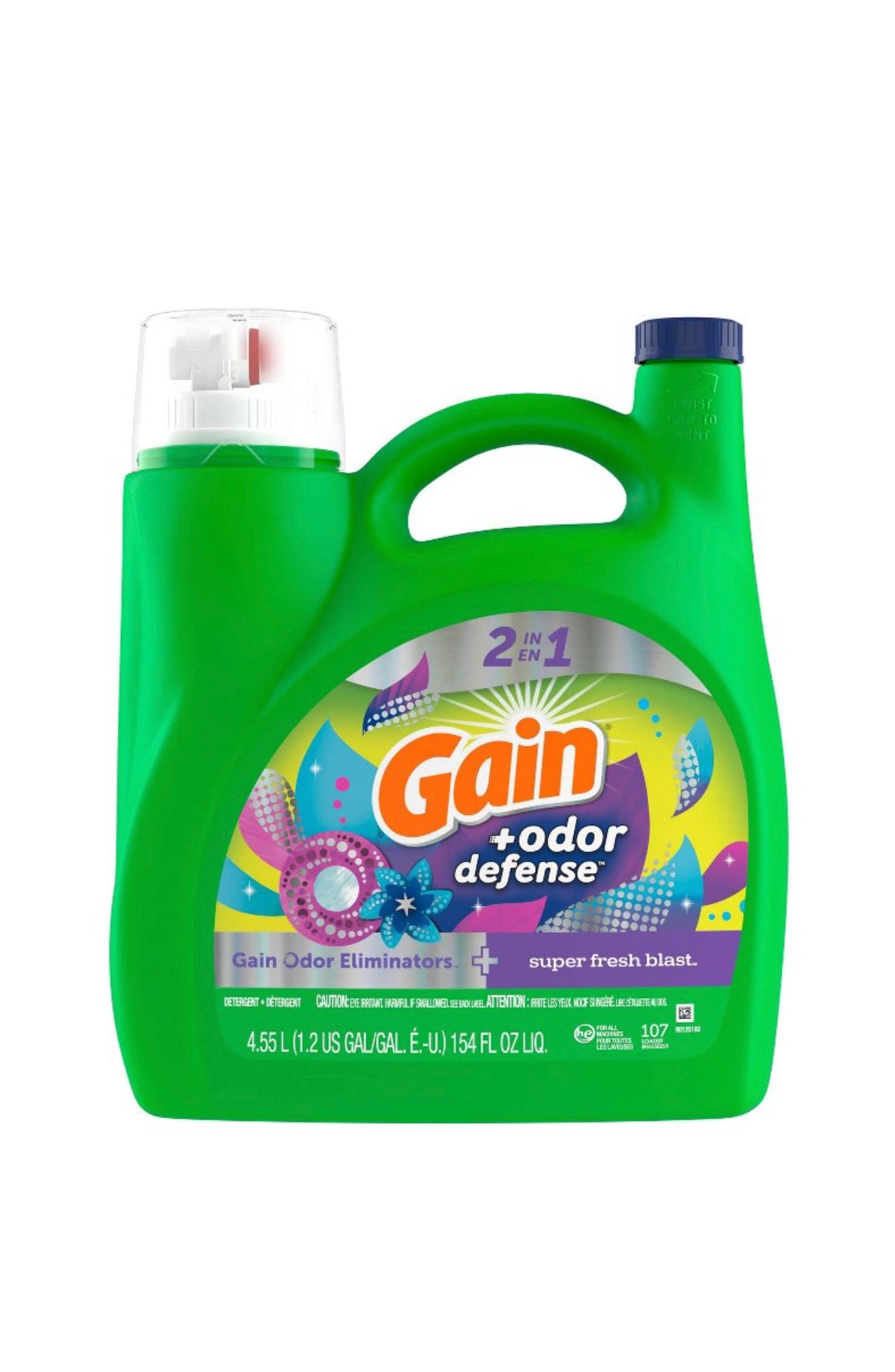 Gain + Aroma Boost Original Scent HE
Compatible Liquid Laundry Detergent