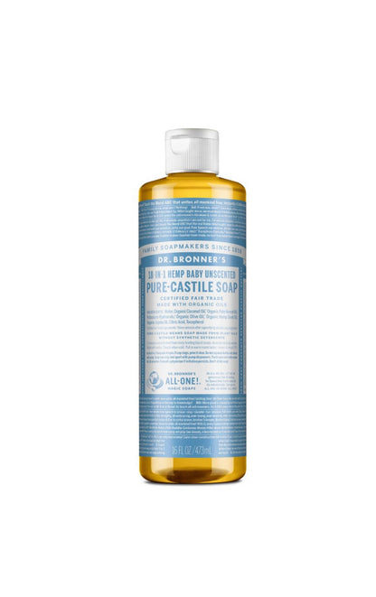 Dr. Bronner’s 18 in 1 Hemp Pure Castile Liquid Soap (32oz)