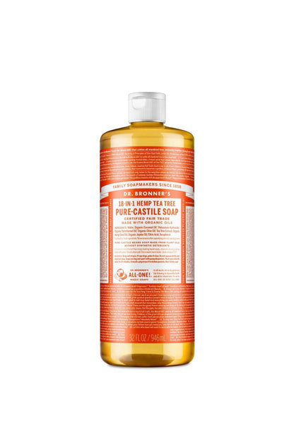 Dr. Bronner’s 18 in 1 Hemp Pure Castile Liquid Soap (32oz)