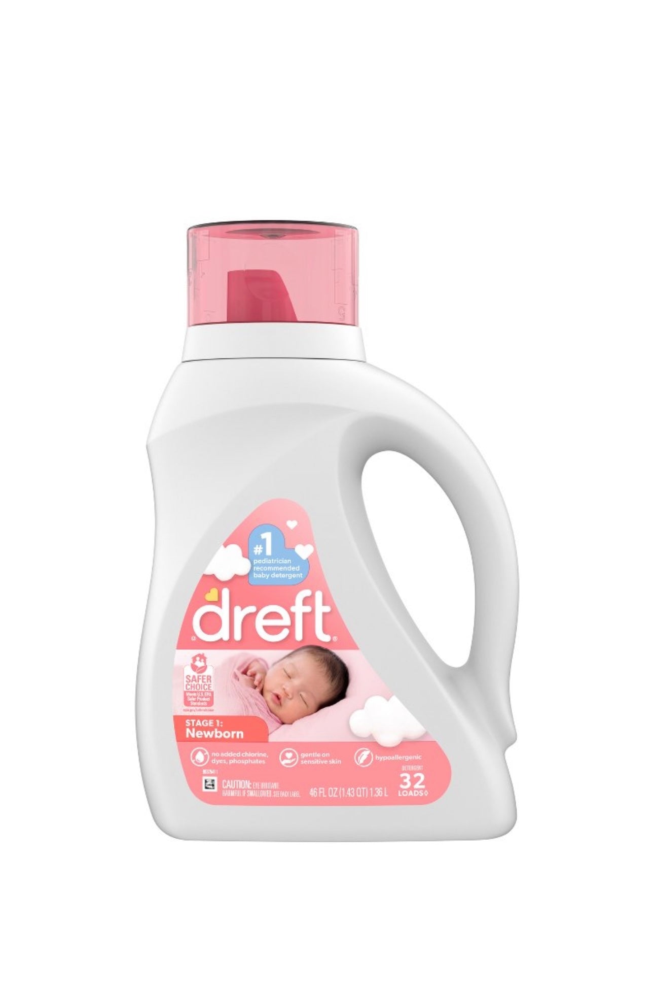 Dreft Stage 1: Newborn Liquid Laundry Detergent