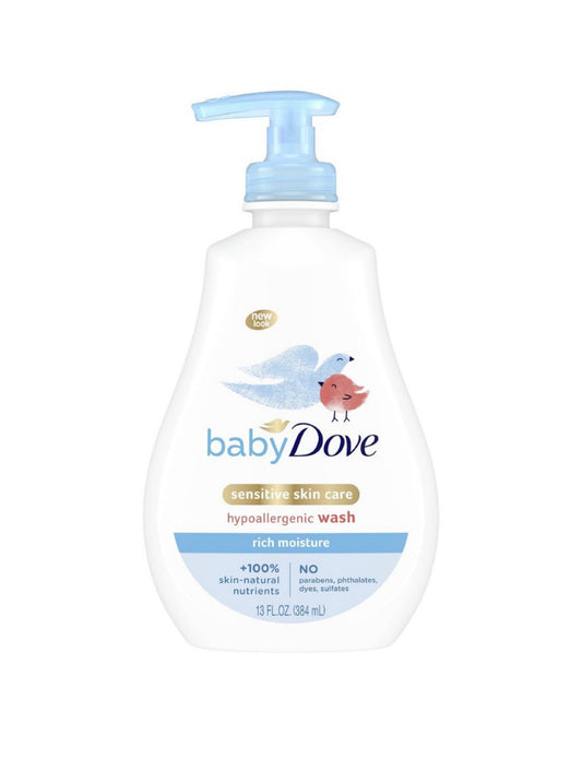 Baby Dove Rich Moisture Sensitive Skin Hypoallergenic Wash