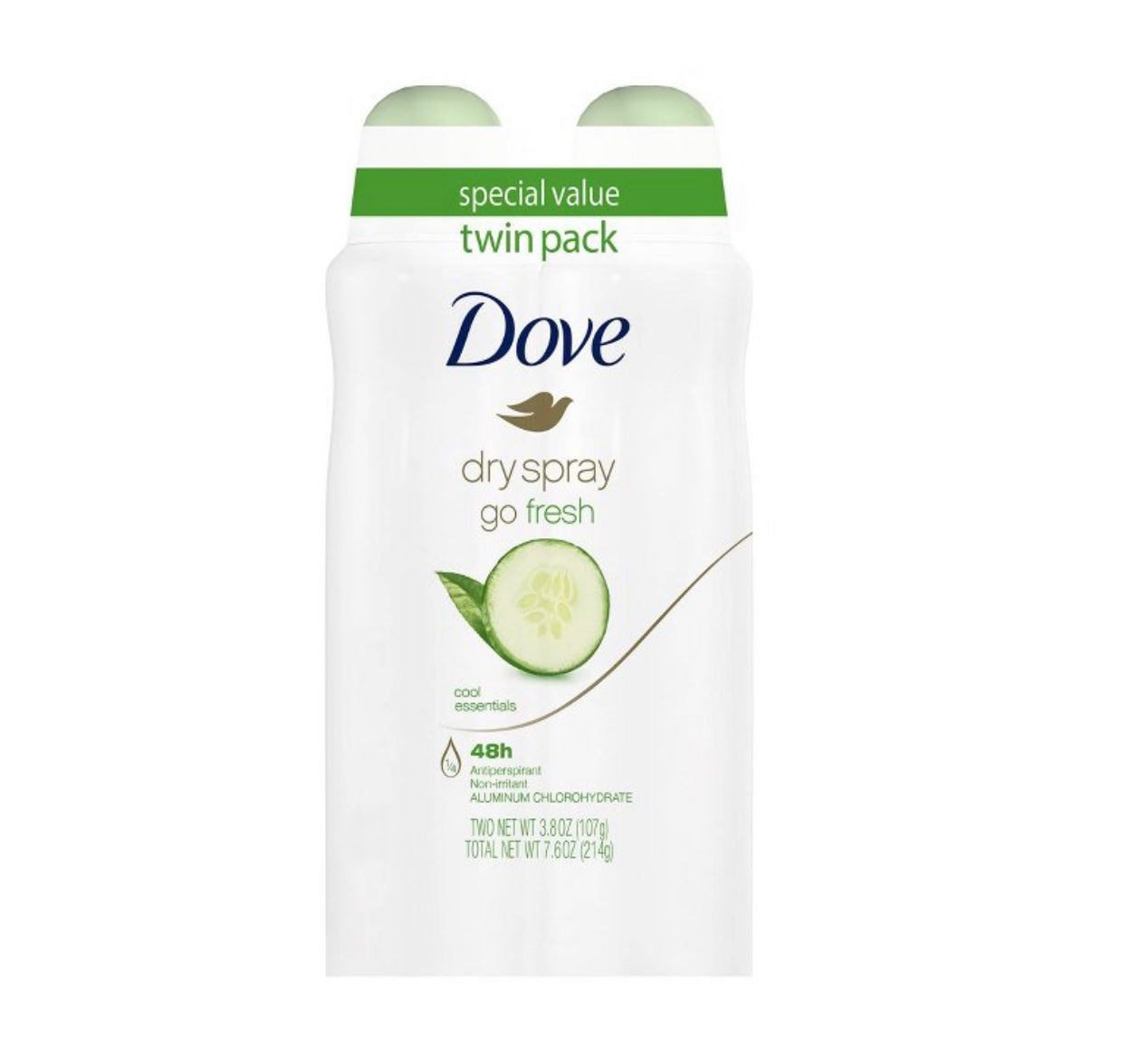 Dove Beauty 48-Hour Antiperspirant & Deodorant Dry Spray - 3.80z