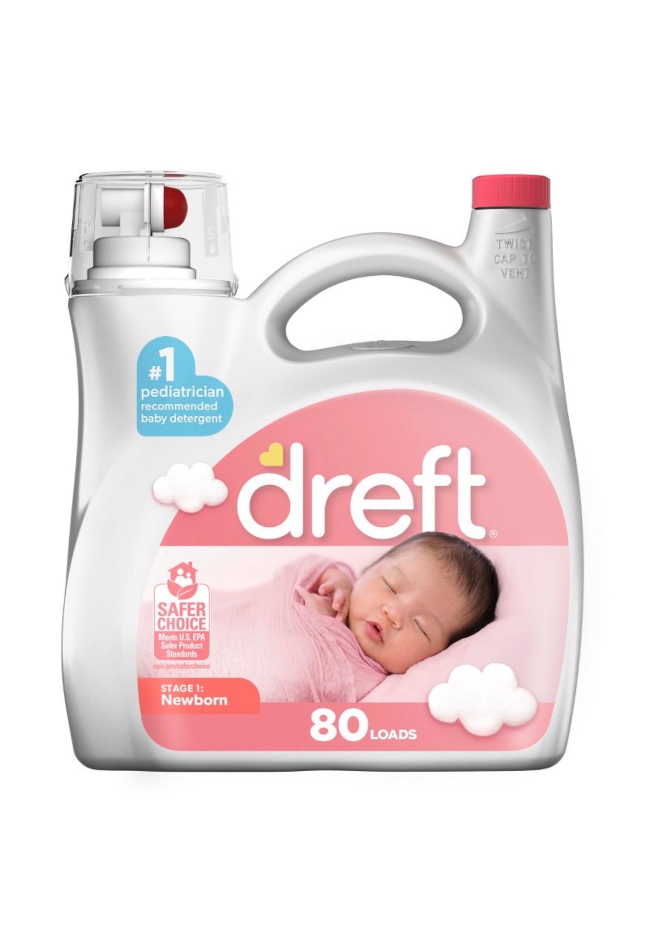 Dreft Stage 1: Newborn Liquid Laundry Detergent