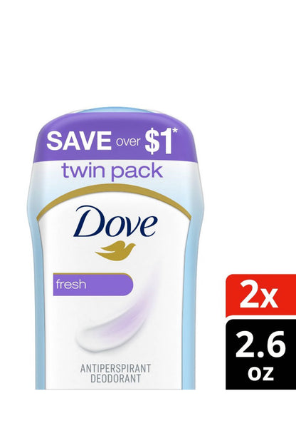 Dove Beauty 24-Hour Invisible Solid Antiperspirant & Deodorant Stick - 2pc/2.6oz