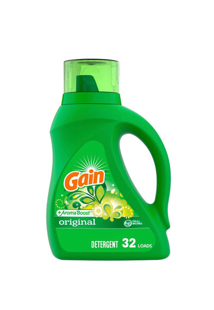 Gain + Aroma Boost Original Scent HE
Compatible Liquid Laundry Detergent